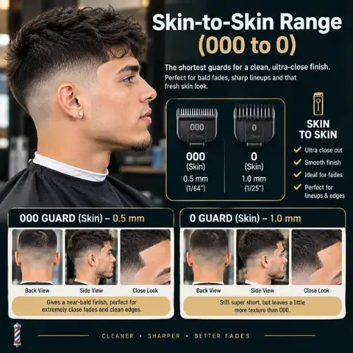 skin to skin guard number range 000 to 0