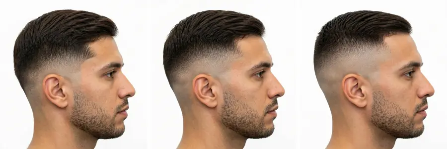 low taper vs mid taper vs high taper comparison